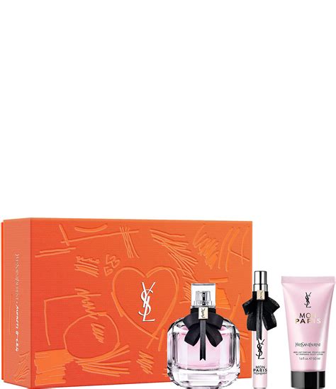 ysl mon paris gift set dillards|mon paris perfume gift sets.